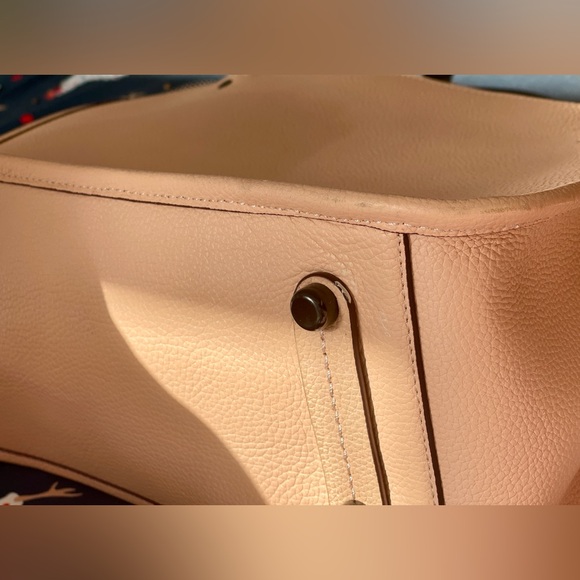 Coach Tyler Carryall Pink/Peach Pebbled Leather Tote Bag *Minor Flaws* - Picture 12 of 14